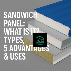 High quality sandwich panel for warehouses and cold rooms