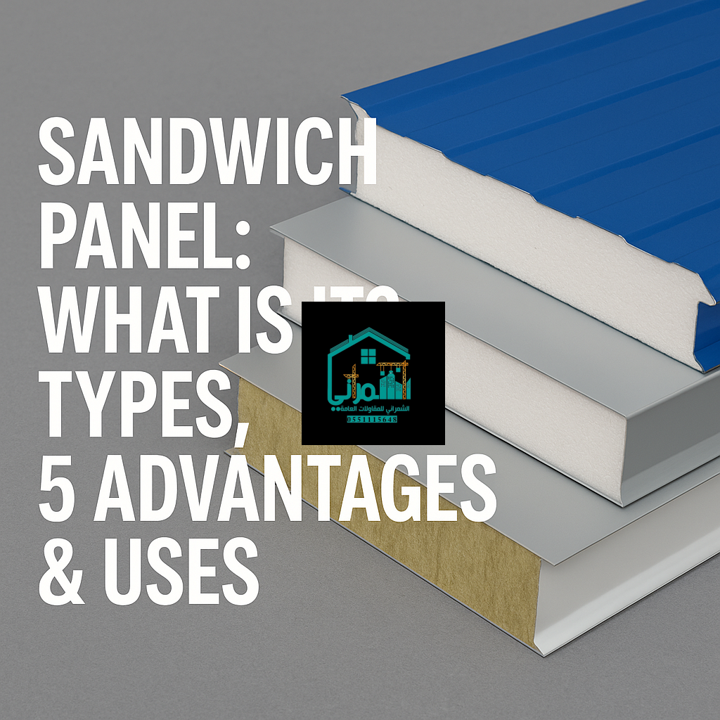 High quality sandwich panel for warehouses and cold rooms
