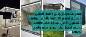 سعر ساندوتش بانل 5 سم