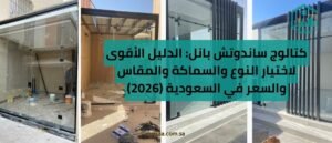 كتالوج ساندوتش بانل: الدليل الأقوى لاختيار النوع والسماكة والمقاس والسعر في السعودية (2026)