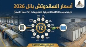 سعر الساندوتش بانل الشامل