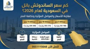 كم سعر الساندوتش بانل في السعودية لعام 2026؟ مقارنة الأسعار والعوامل المؤثرة وتكلفة المتر