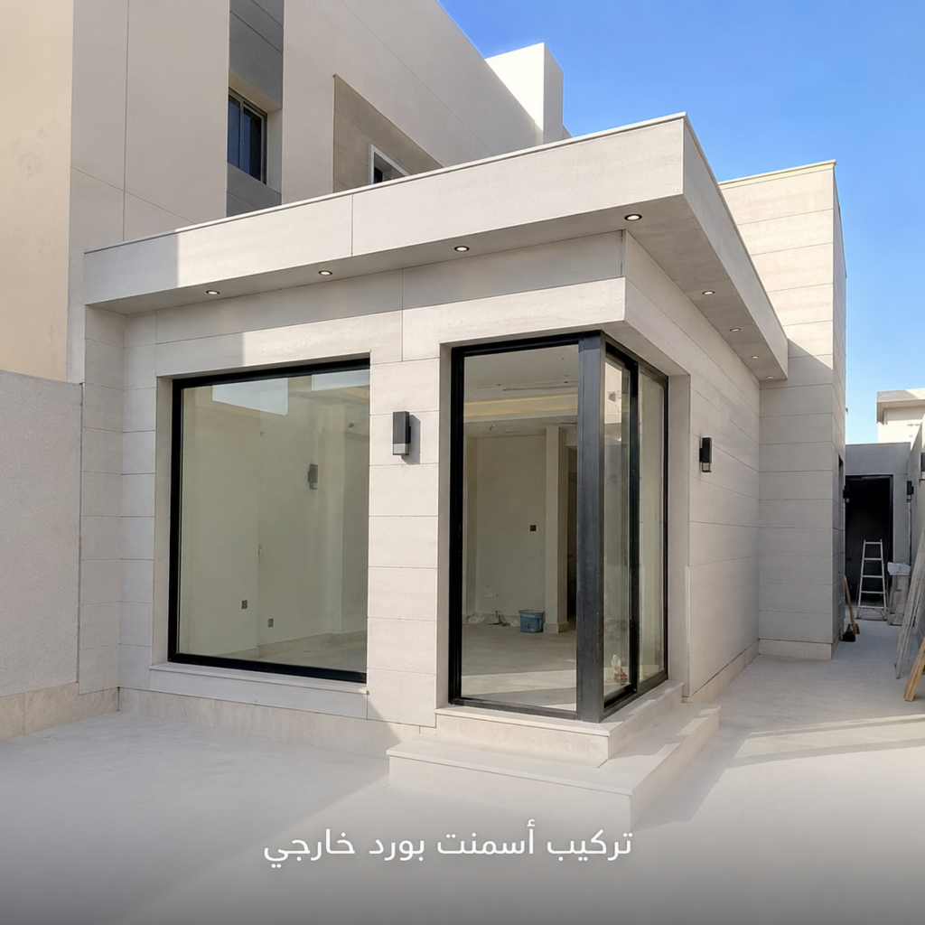 تركيب اسمنت بورد