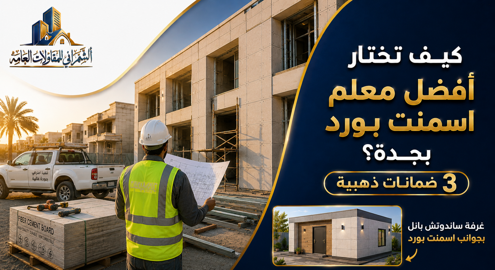 معلم اسمنت بورد