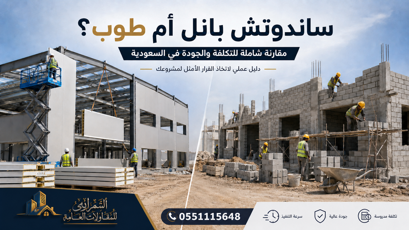 ساندوتش بانل أم طوب