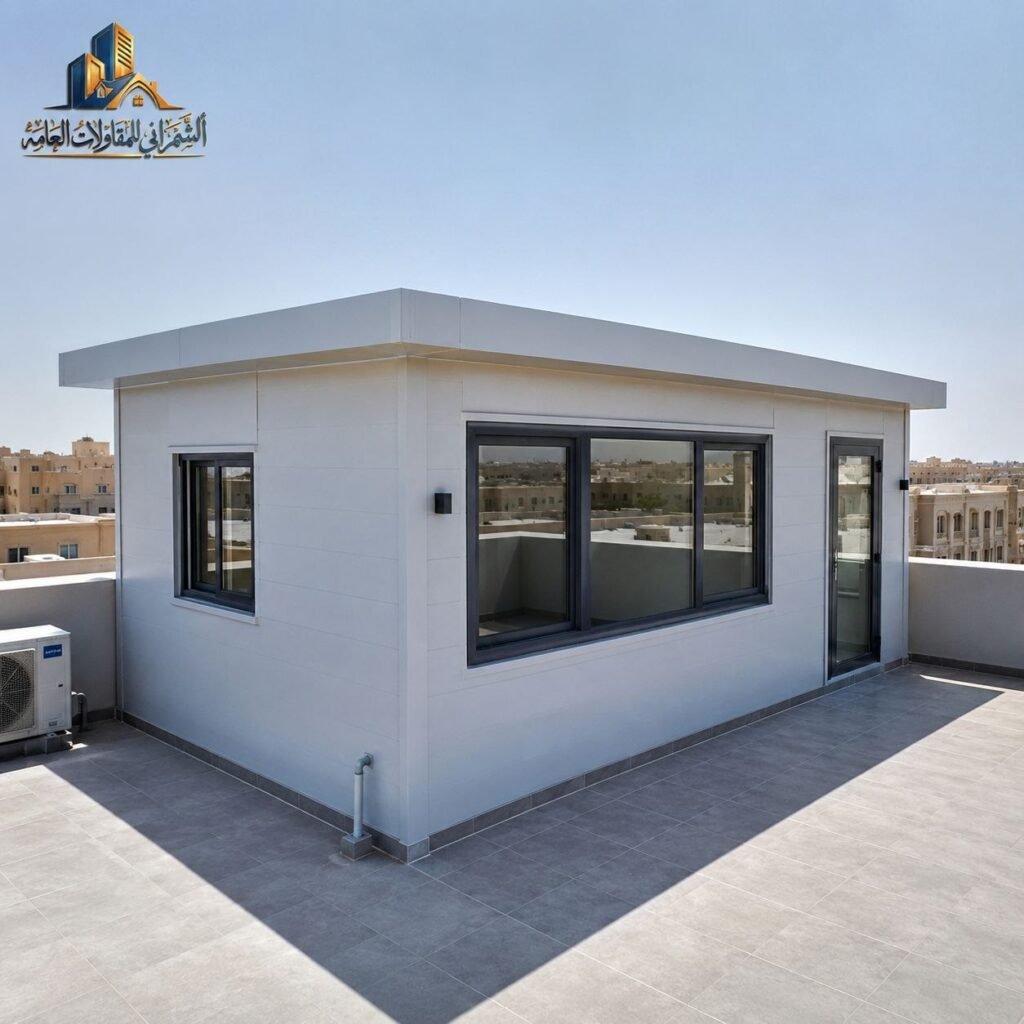 ملحق ساندوتش بانل فوق السطح بتصميم حديث