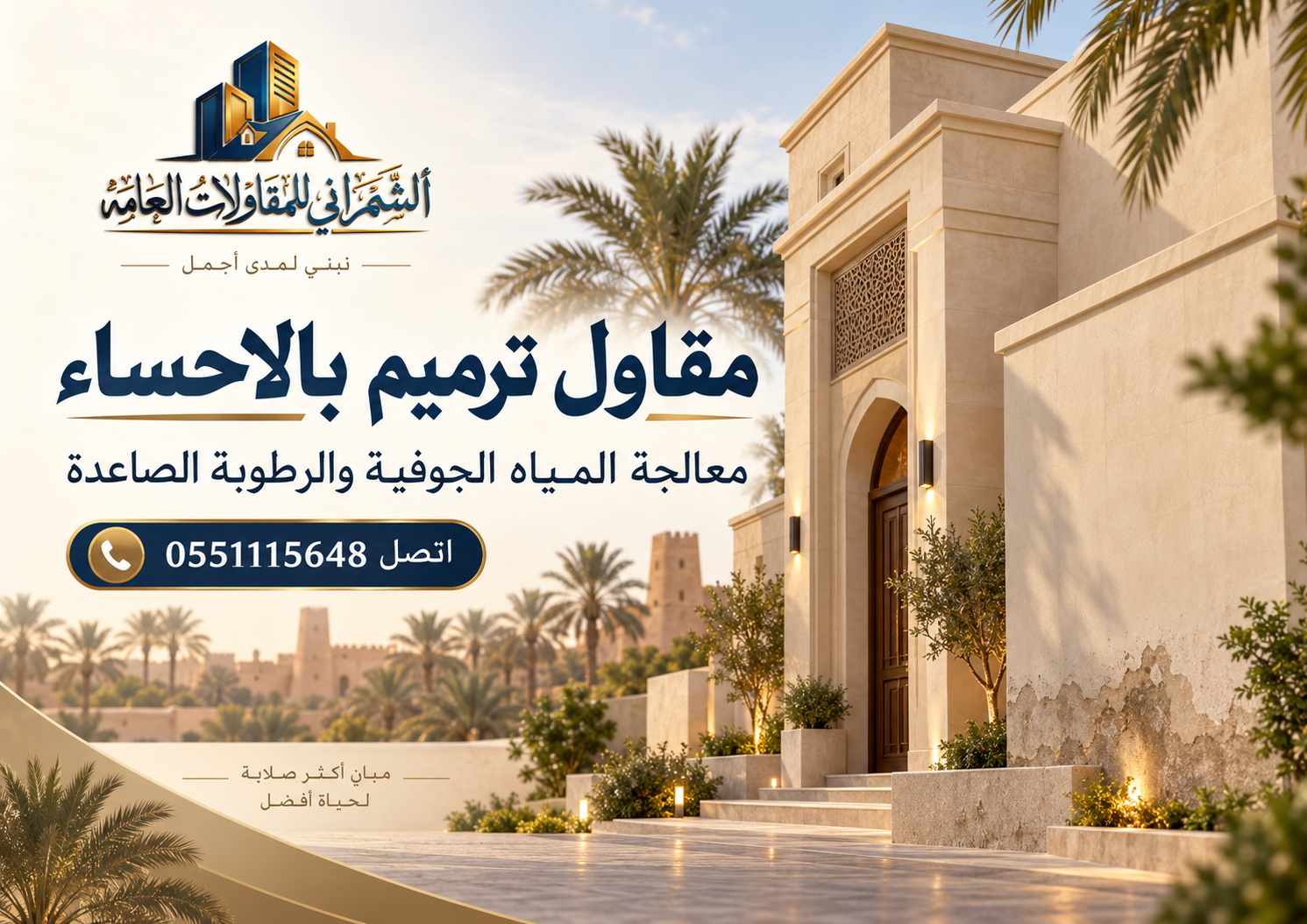 مقاول ترميم بالاحساء